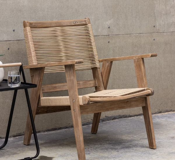 Venture Home Peter lepotuoli, ruskea