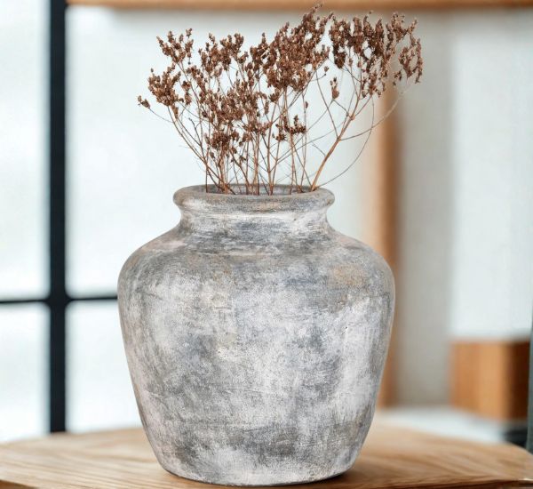 House Nordic Santo maljakko, vaaleanharmaa