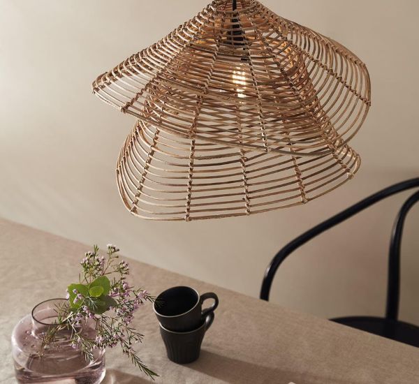 PR Home Olga riippuvalaisin, rottinki