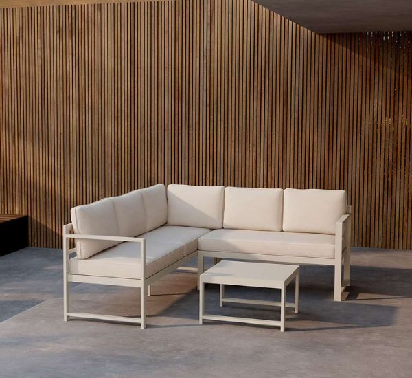 Venture Home Salvador sohvaryhmä kulmasohva ja sohvapöytä